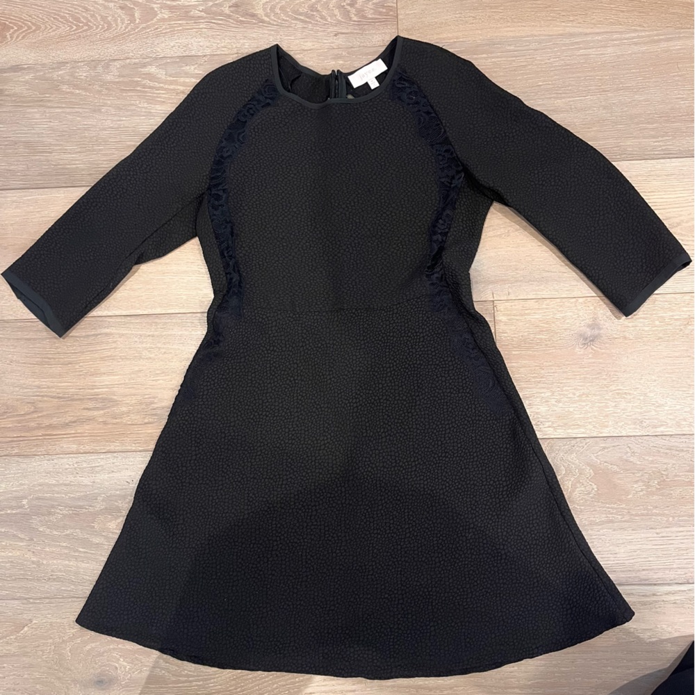 Black 3/4 sleeves dress